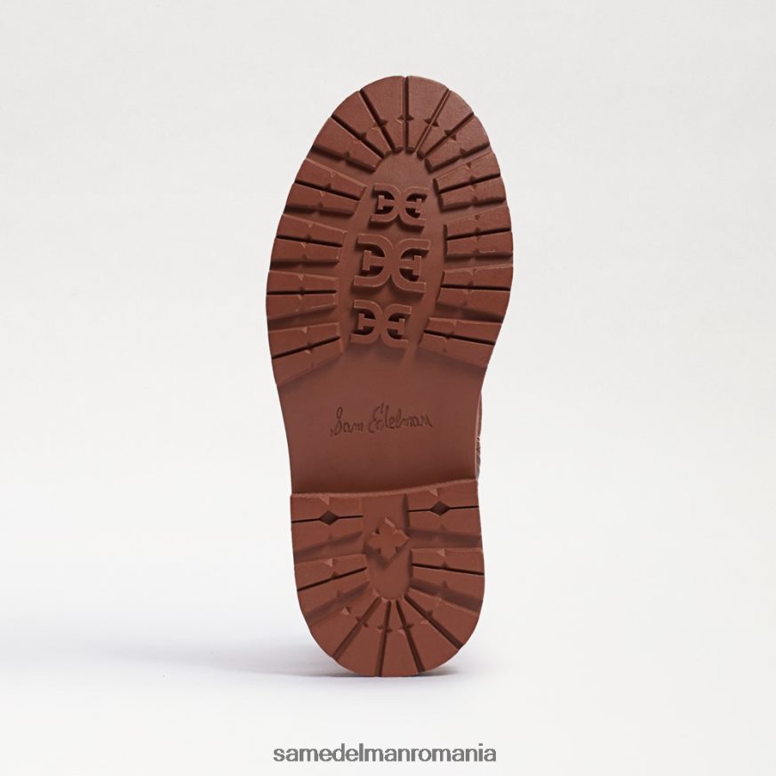 Sam Edelman încălţăminte Lt cuoio piele maro copii cizme de luptă lydell HN448Z1009