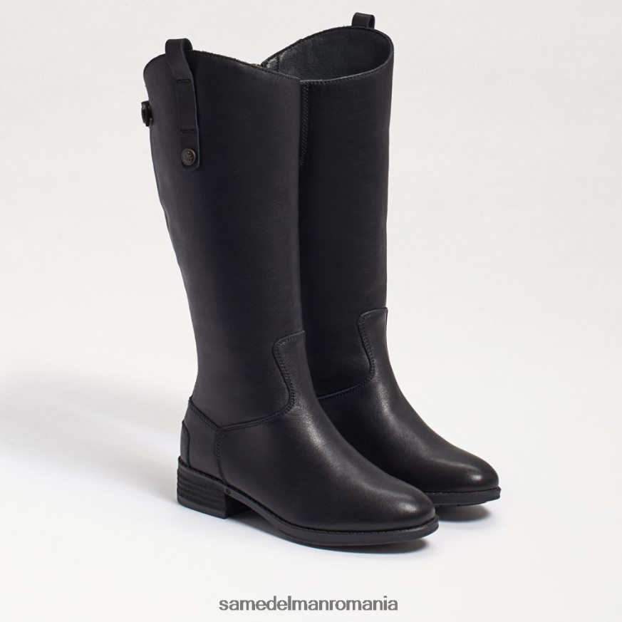 Sam Edelman încălţăminte piele neagra copii cizme de călărie penny HN448Z1007