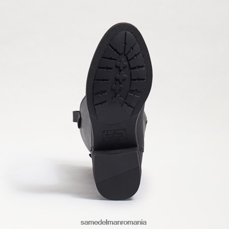 Sam Edelman încălţăminte piele neagra copii cizme de călărie penny HN448Z1007