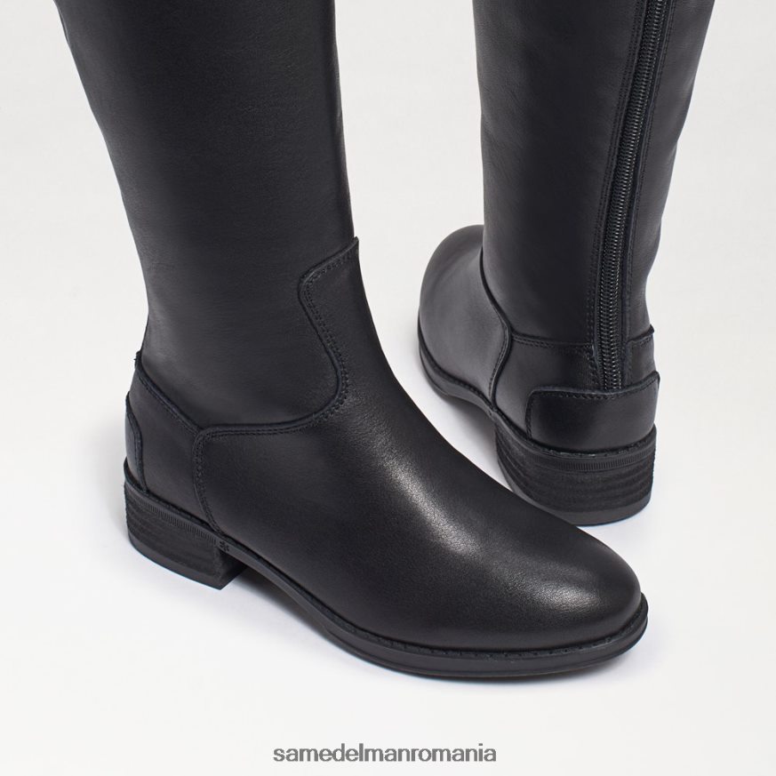 Sam Edelman încălţăminte piele neagra copii cizme de călărie penny HN448Z1007