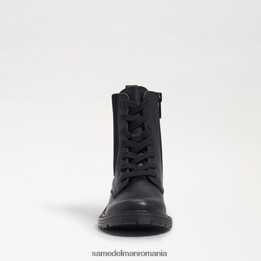 Sam Edelman încălţăminte piele neagra copii cizme de luptă lydell HN448Z1010
