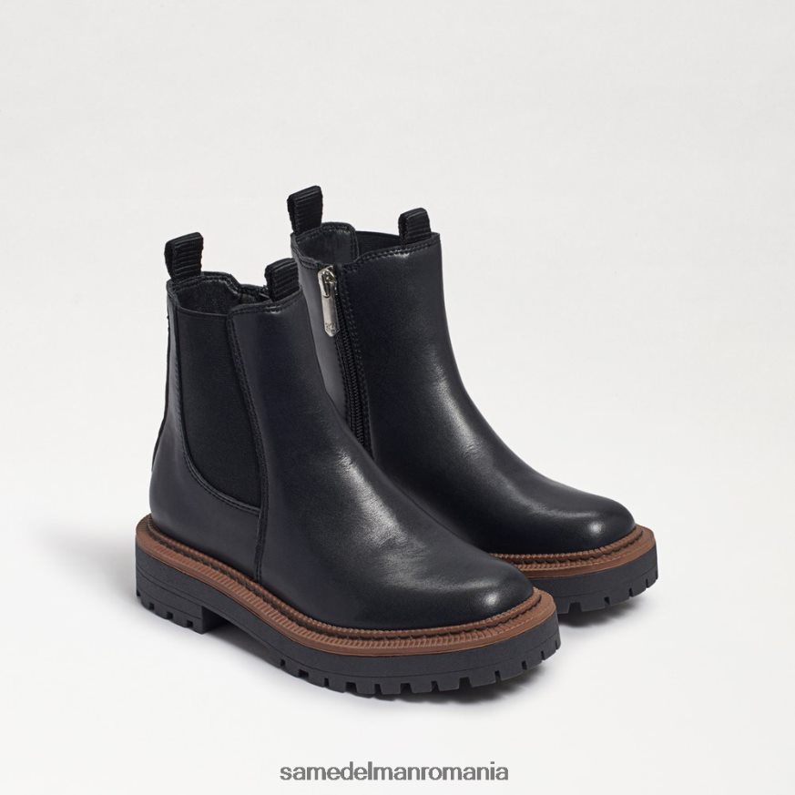 Sam Edelman încălţăminte piele neagra copii laguna chelsea boot HN448Z968