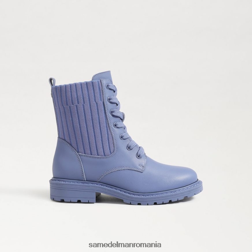 Sam Edelman încălţăminte violet prăfuit copii cizme de luptă lydell HN448Z1011