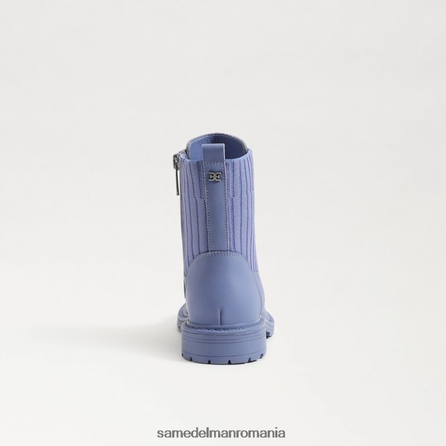 Sam Edelman încălţăminte violet prăfuit copii cizme de luptă lydell HN448Z1011