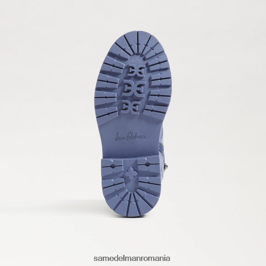 Sam Edelman încălţăminte violet prăfuit copii cizme de luptă lydell HN448Z1011