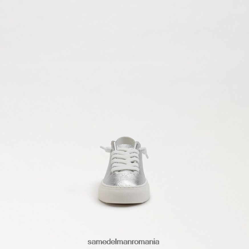 Sam Edelman încălţăminte argint moale copii pantofi sport cu șireturi HN448Z923