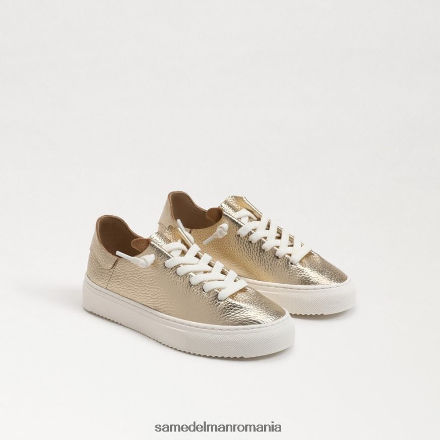 Sam Edelman încălţăminte frunza de aur copii pantofi sport cu șireturi HN448Z925