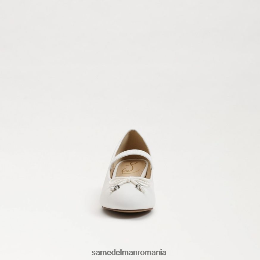 Sam Edelman încălţăminte alb strălucitor copii toc bloc tyra mary jane HN448Z978