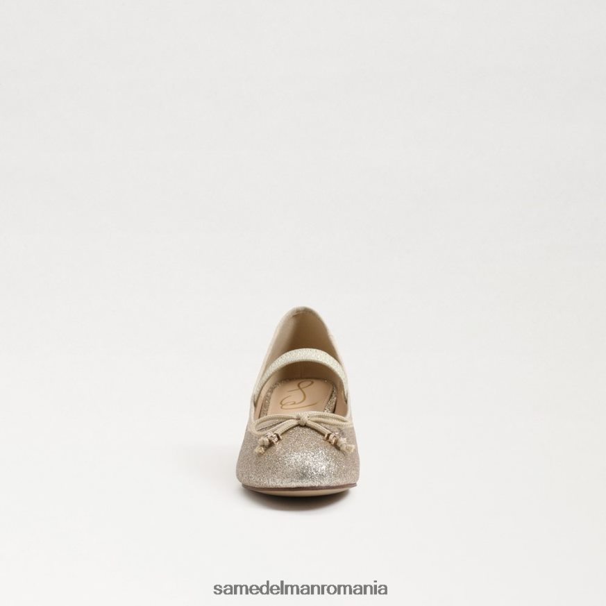 Sam Edelman încălţăminte frunza de aur copii toc bloc tyra mary jane HN448Z980
