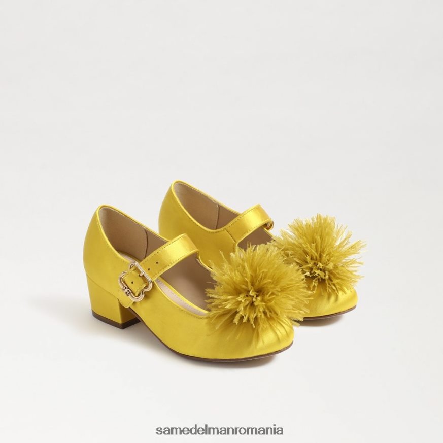 Sam Edelman încălţăminte ocru copii Talia toc bloc mary jane HN448Z1045