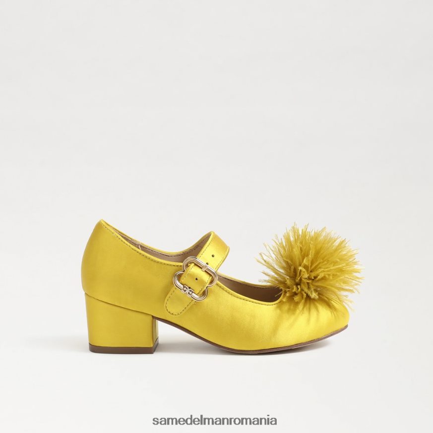Sam Edelman încălţăminte ocru copii Talia toc bloc mary jane HN448Z1045