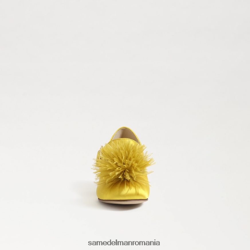 Sam Edelman încălţăminte ocru copii Talia toc bloc mary jane HN448Z1045