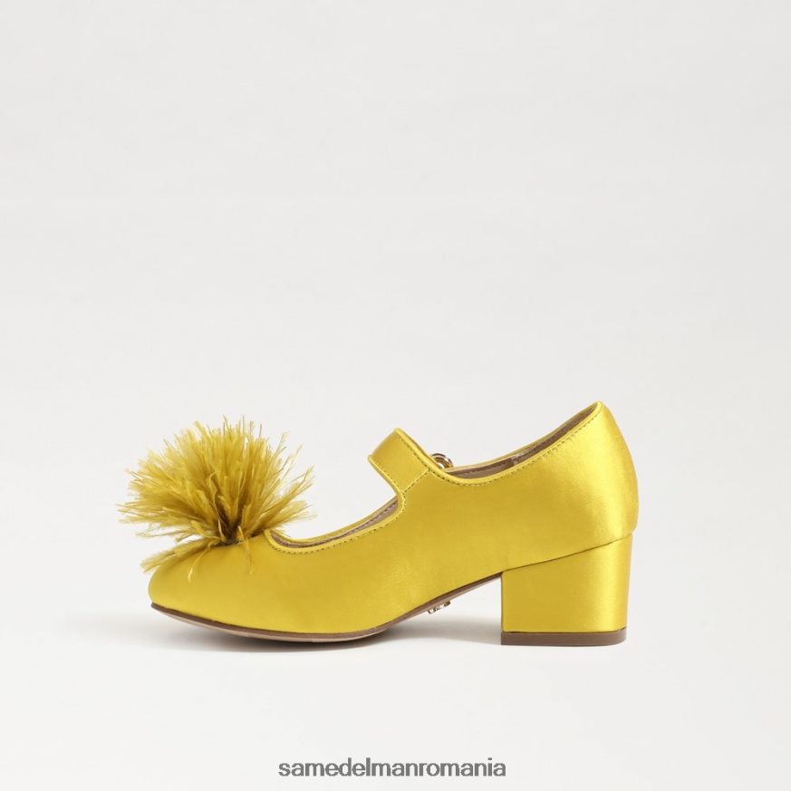 Sam Edelman încălţăminte ocru copii Talia toc bloc mary jane HN448Z1045
