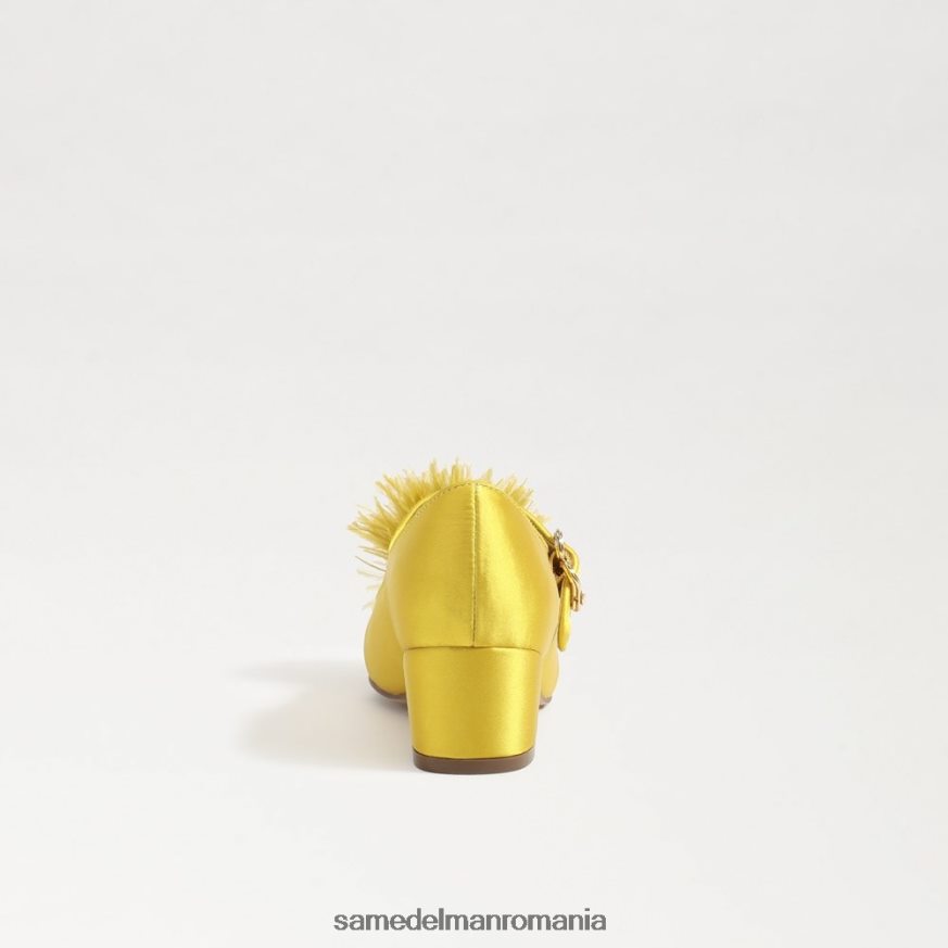 Sam Edelman încălţăminte ocru copii Talia toc bloc mary jane HN448Z1045