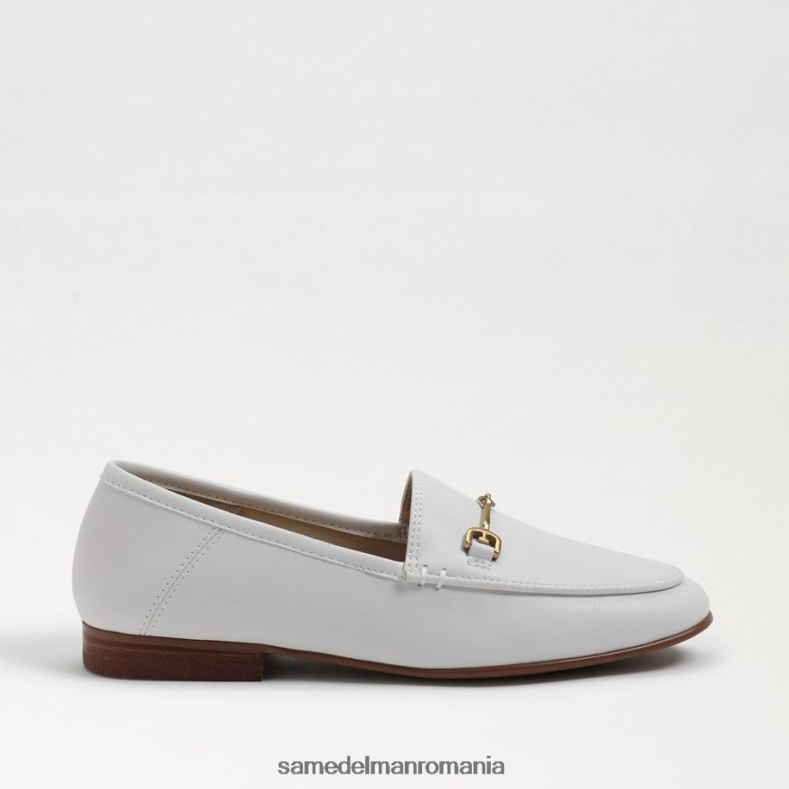 Sam Edelman încălţăminte alb strălucitor copii loraine bit loafer HN448Z897