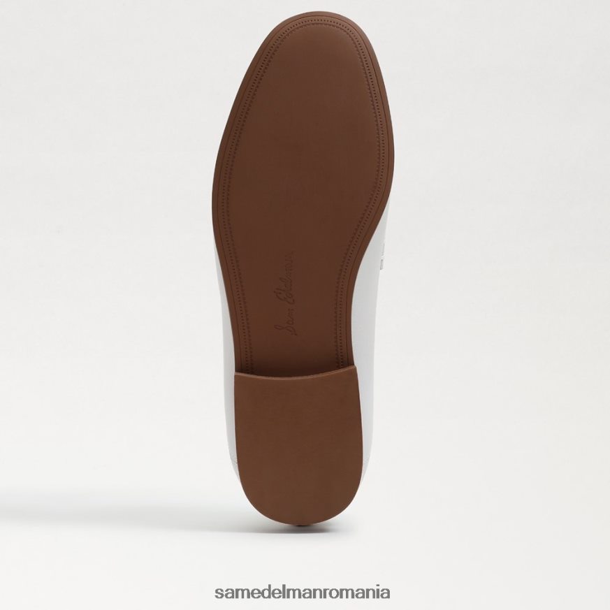 Sam Edelman încălţăminte alb strălucitor copii loraine bit loafer HN448Z897
