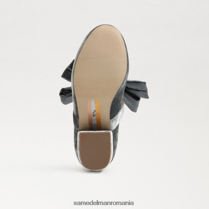 Sam Edelman încălţăminte albastru fumuriu copii toc bloc teddy mary jane HN448Z933