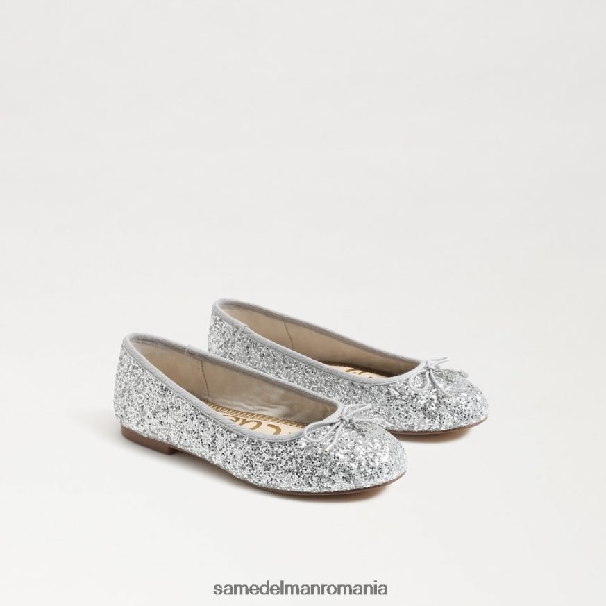 Sam Edelman încălţăminte argint moale copii felicia balet flat HN448Z997
