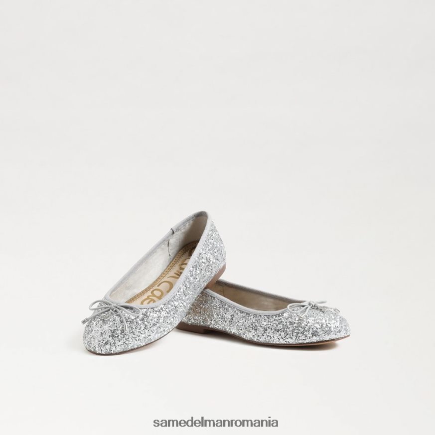 Sam Edelman încălţăminte argint moale copii felicia balet flat HN448Z997
