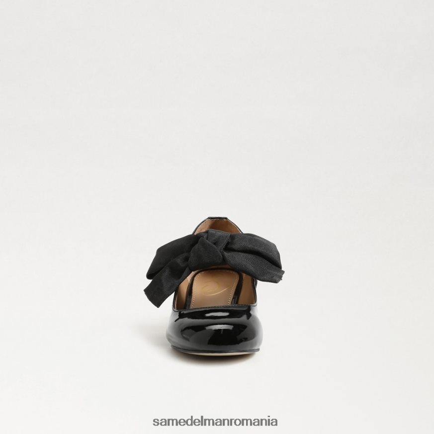 Sam Edelman încălţăminte brevet negru copii toc bloc teddy mary jane HN448Z935
