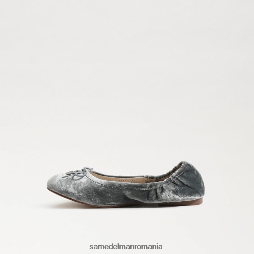 Sam Edelman încălţăminte catifea albastru fumuriu copii felicia balet flat HN448Z982