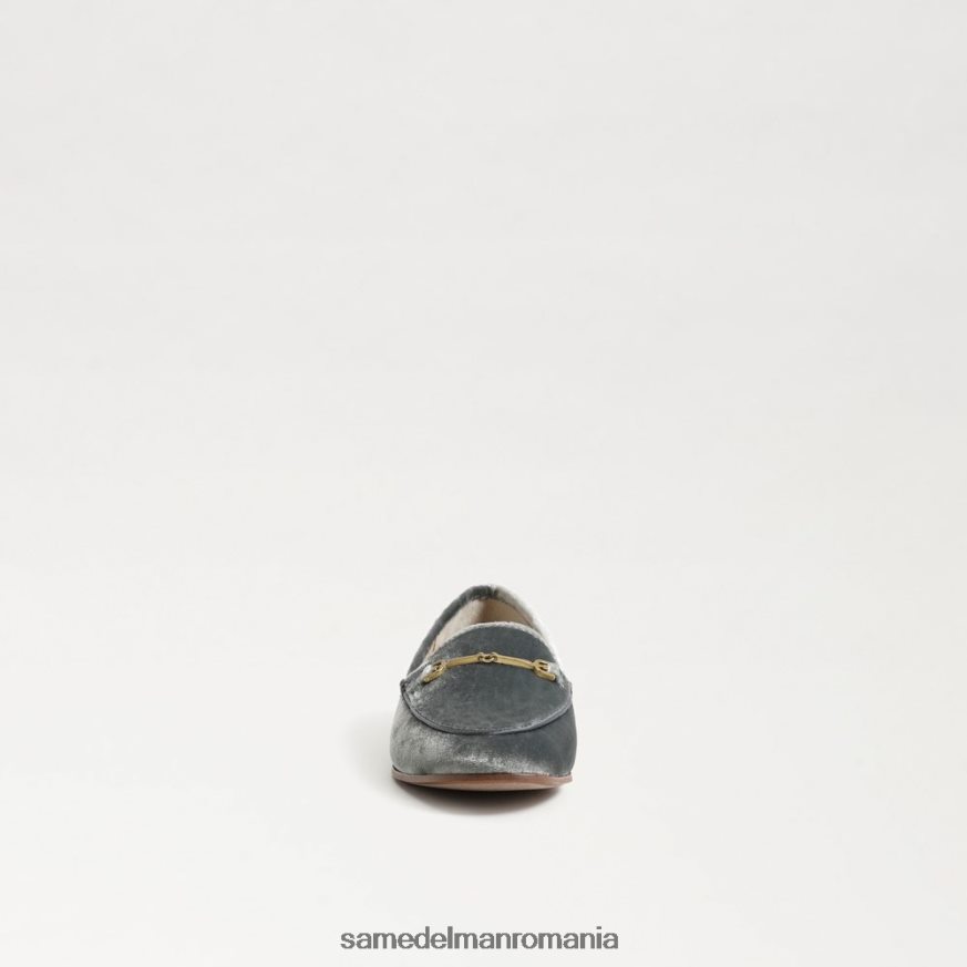 Sam Edelman încălţăminte catifea albastru fumuriu copii loraine bit loafer HN448Z896