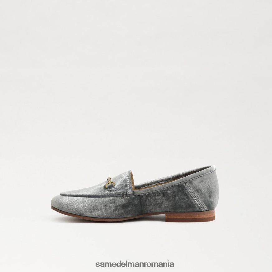 Sam Edelman încălţăminte catifea albastru fumuriu copii loraine bit loafer HN448Z896