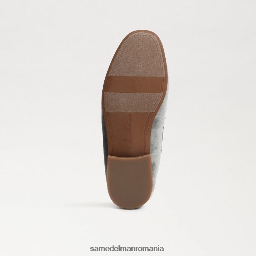 Sam Edelman încălţăminte catifea albastru fumuriu copii loraine bit loafer HN448Z896