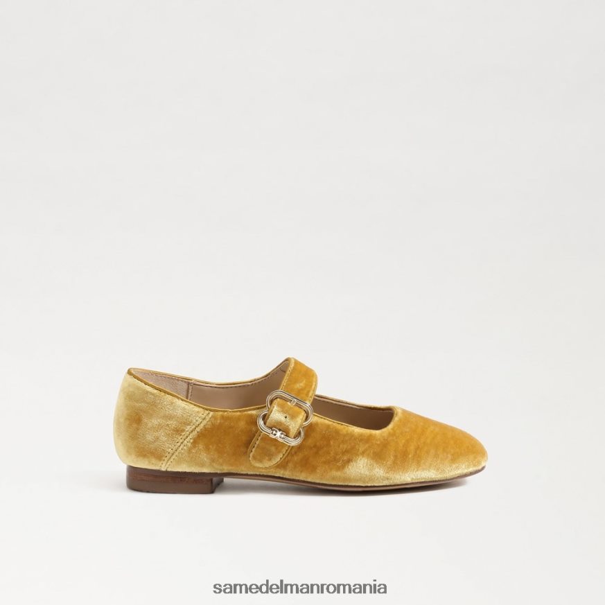 Sam Edelman încălţăminte catifea șofran copii michaela mary jane HN448Z913