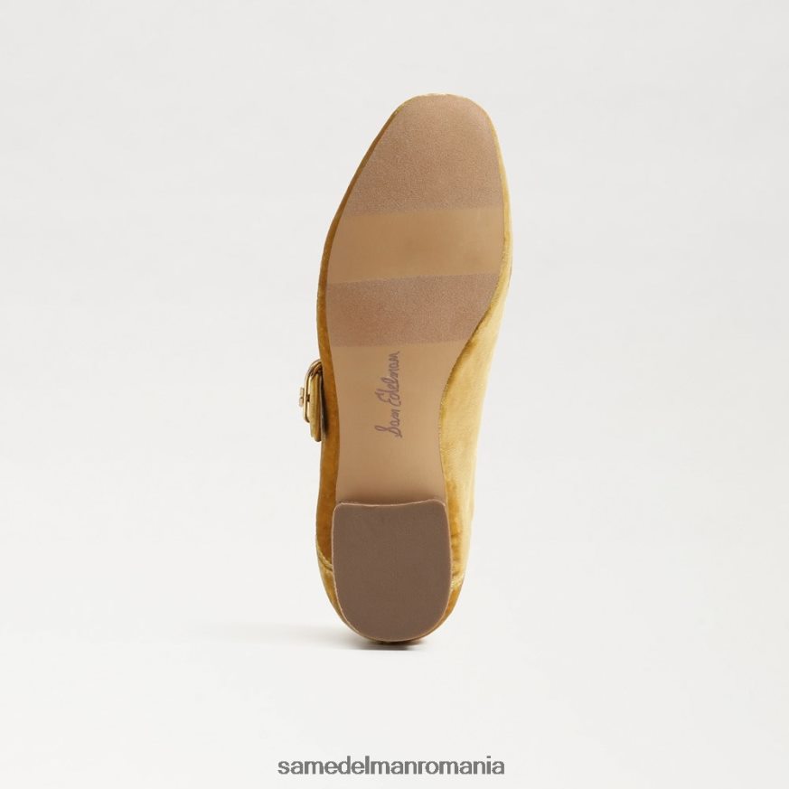 Sam Edelman încălţăminte catifea șofran copii michaela mary jane HN448Z913