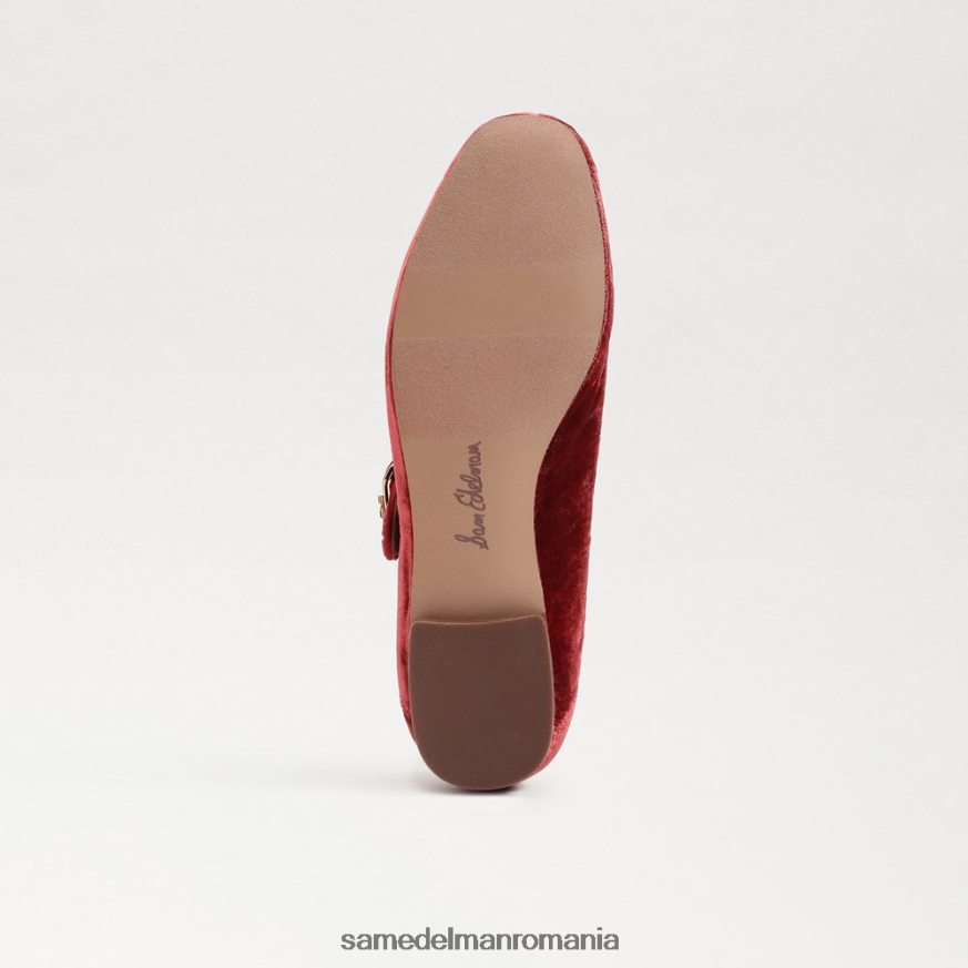 Sam Edelman încălţăminte catifea portocalie canion copii michaela mary jane HN448Z912