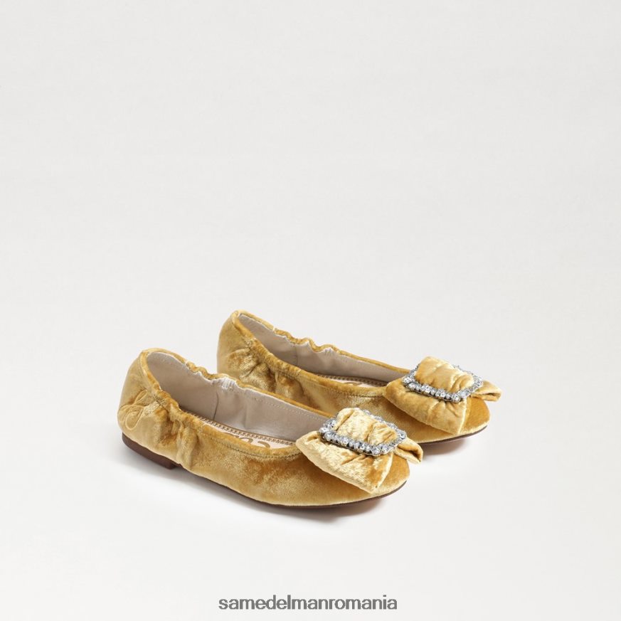 Sam Edelman încălţăminte catifea safran copii farah balet HN448Z1056