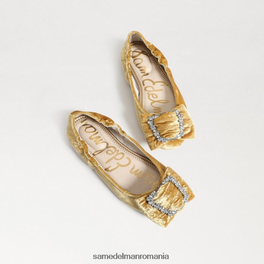 Sam Edelman încălţăminte catifea safran copii farah balet HN448Z1056