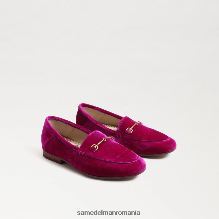 Sam Edelman încălţăminte catifea zmeură copii loraine bit loafer HN448Z895