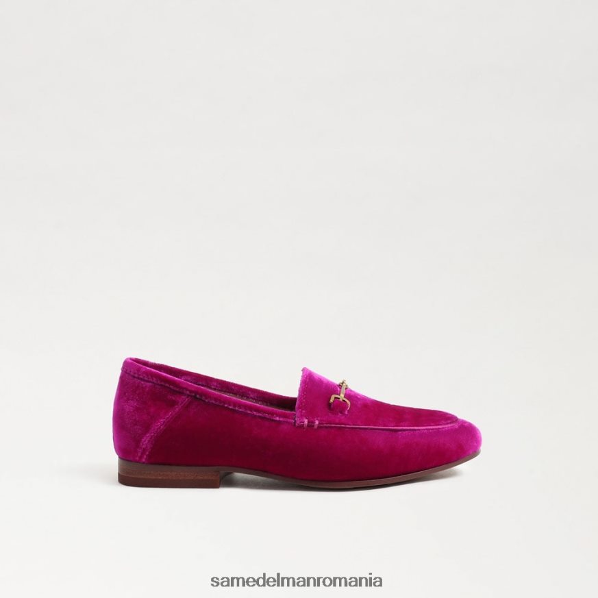 Sam Edelman încălţăminte catifea zmeură copii loraine bit loafer HN448Z895