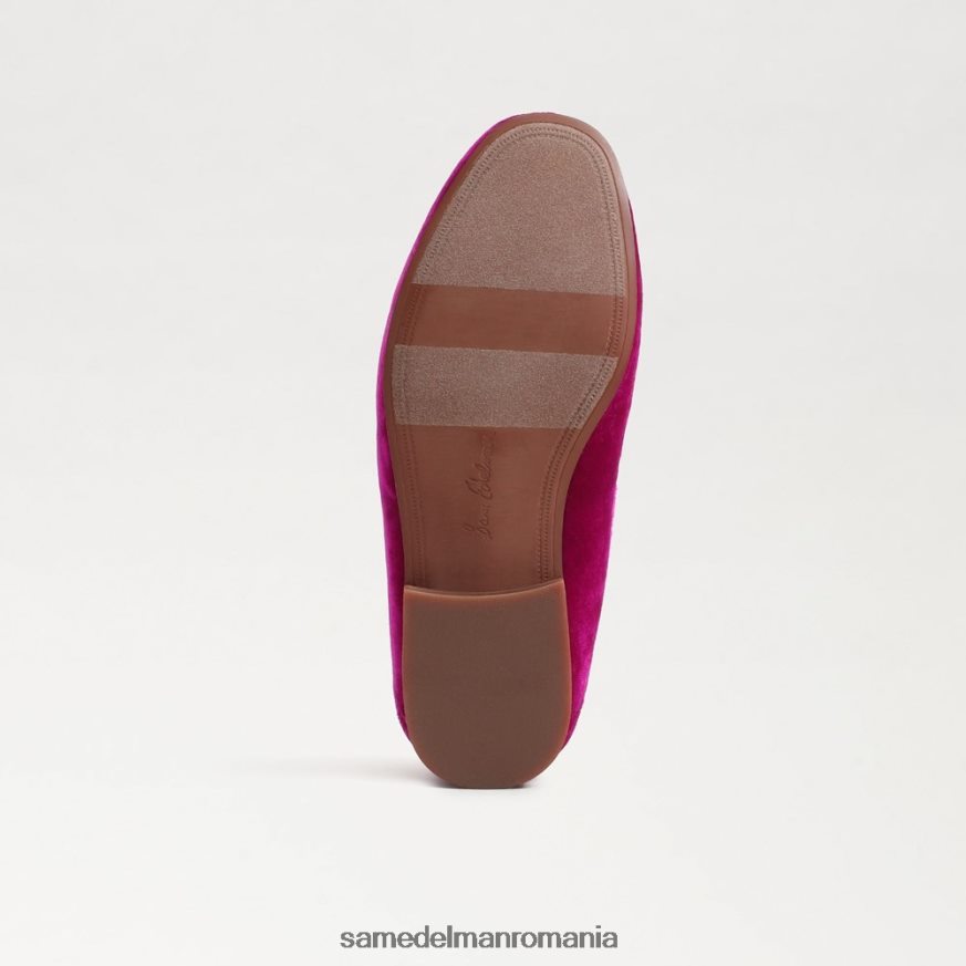 Sam Edelman încălţăminte catifea zmeură copii loraine bit loafer HN448Z895