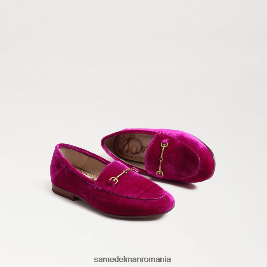 Sam Edelman încălţăminte catifea zmeură copii loraine bit loafer HN448Z895