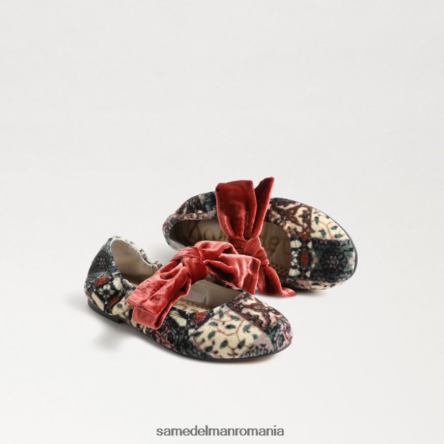 Sam Edelman încălţăminte fildeș/portocaliu copii balet felicity HN448Z1021
