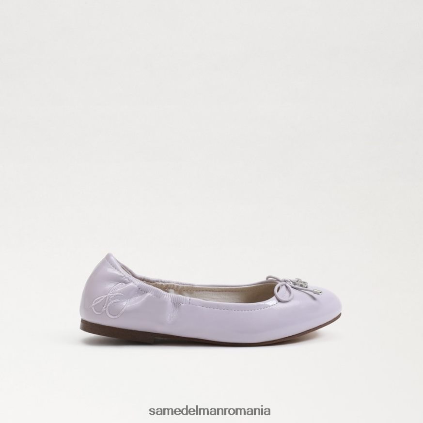 Sam Edelman încălţăminte liliac moale copii felicia balet flat HN448Z1000