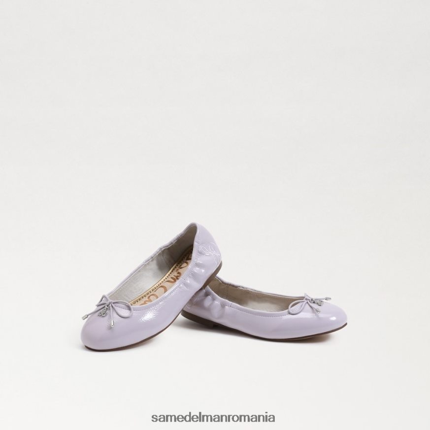 Sam Edelman încălţăminte liliac moale copii felicia balet flat HN448Z1000