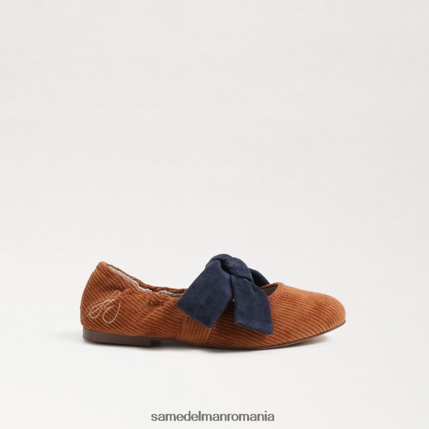 Sam Edelman încălţăminte mustar/marin copii balet felicity HN448Z1020
