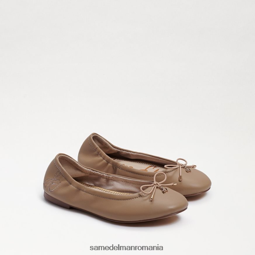 Sam Edelman încălţăminte piele clasică nud copii felicia balet flat HN448Z987