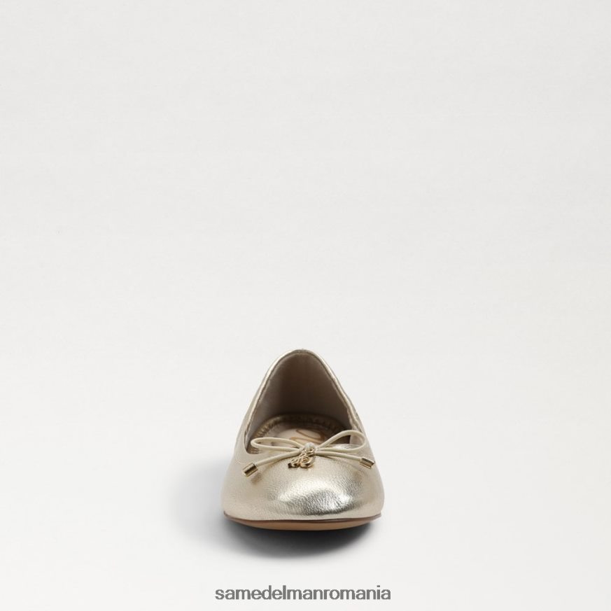Sam Edelman încălţăminte piele cu frunze de aur copii felicia balet flat HN448Z993