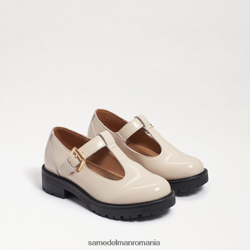 Sam Edelman încălţăminte piele cutie de fildeș modernă copii taelor lug talpa loafer HN448Z928