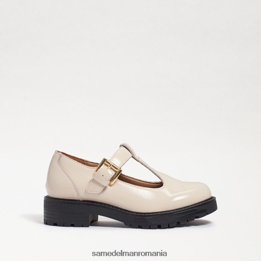 Sam Edelman încălţăminte piele cutie de fildeș modernă copii taelor lug talpa loafer HN448Z928