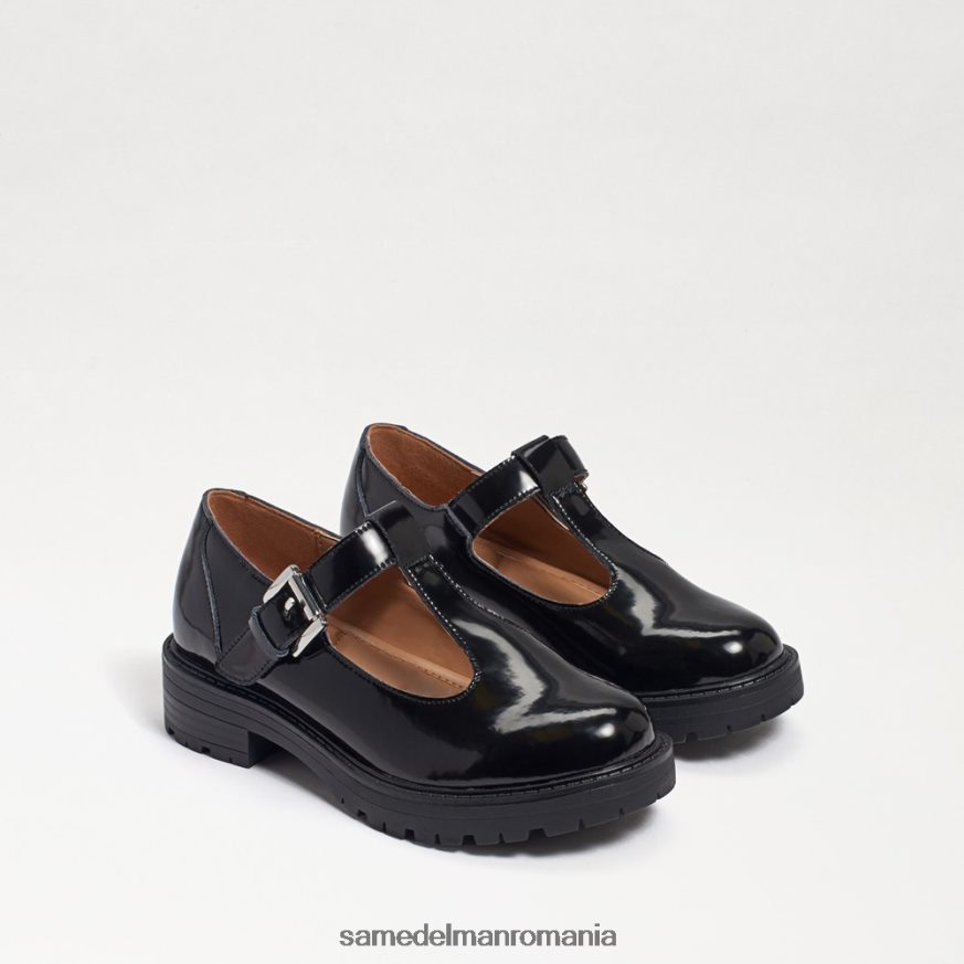 Sam Edelman încălţăminte piele cutie neagră copii taelor lug talpa loafer HN448Z927