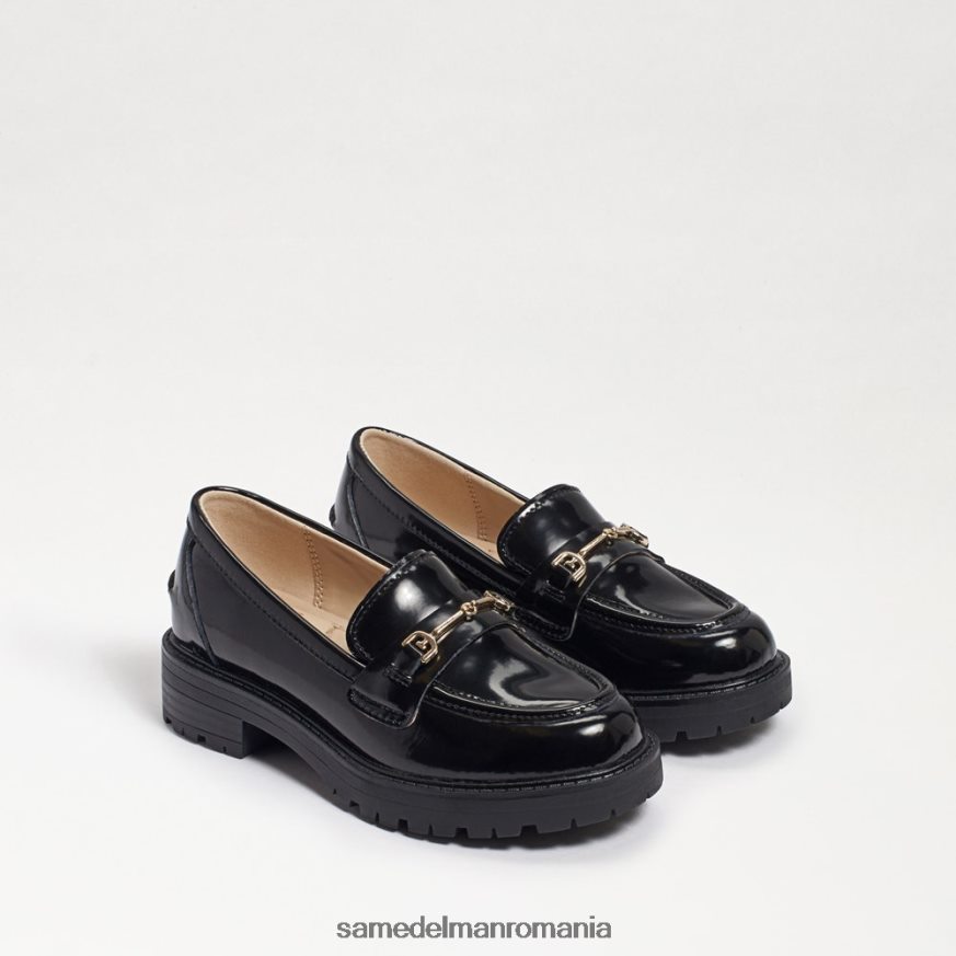 Sam Edelman încălţăminte piele cutie neagră copii tully loafer HN448Z922