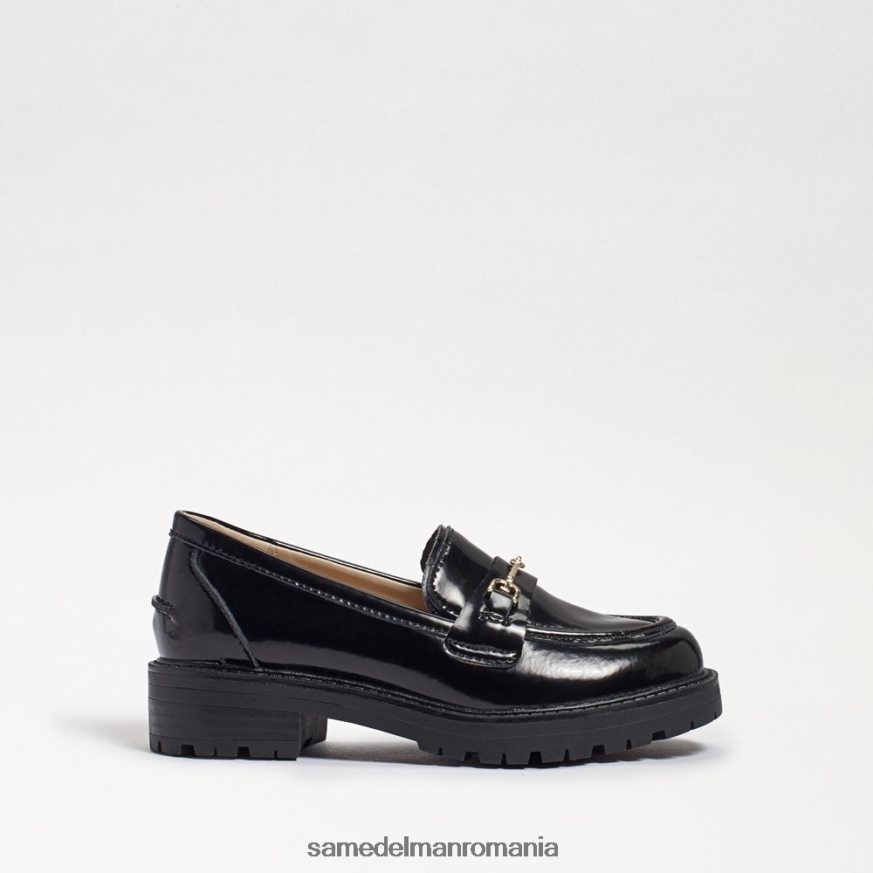 Sam Edelman încălţăminte piele cutie neagră copii tully loafer HN448Z922