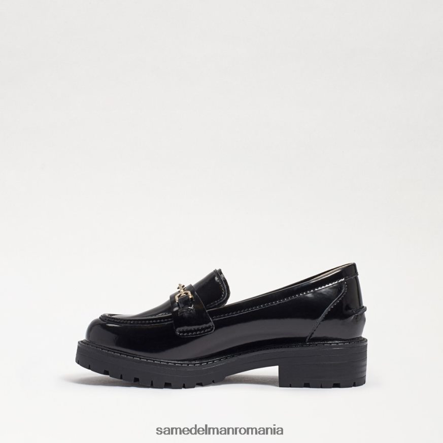 Sam Edelman încălţăminte piele cutie neagră copii tully loafer HN448Z922