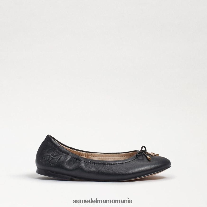 Sam Edelman încălţăminte piele neagra copii felicia balet flat HN448Z988